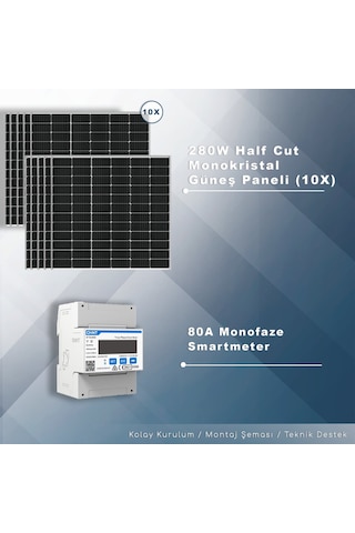 5kw Monofaz On-grid Paket Sistem