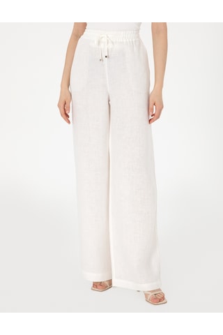 Pierre Cardin Kadın Beyaz Pantolon Kanvas-chino 50301229-vr013 Beyaz