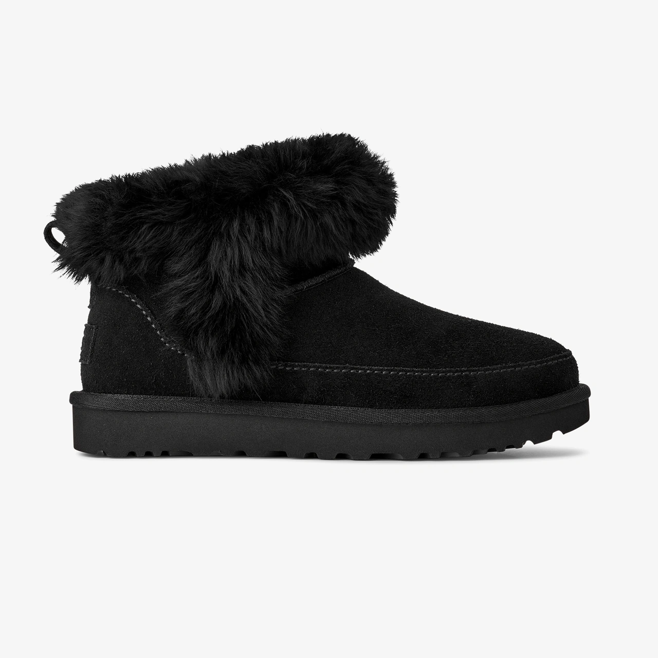 Ugg Classic Ultra Mini Chalet Kadın Siyah Bot 1173832 Siyah