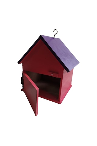 Ncy Ahşap Muhabbet Kuşu Cennet Papağanı Folluk 17 x 17