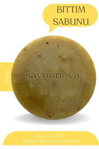Doğal Bıttım Sabunu, Cilt Sorunları Için Katkısız El Yapımı Sabun 100gr