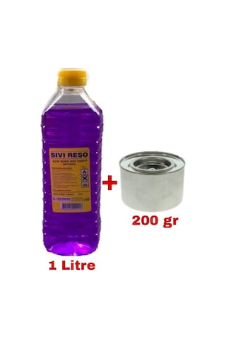 Osmanlı Ocağı Yakıtı Reşo Ocağı Yakıtı Jel 1 Litre + 200 Gr