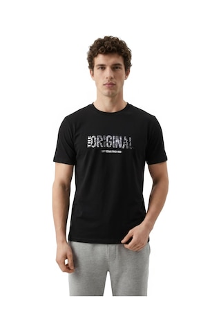 Loft Lf2042733 Erkek Kısa Kol T-shirt Siyah