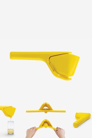 Dreamfarm Fluicer Kolay Sıkmalı Portatif Lime, Limon Sıkacağı Sarı Sıkacak 24 Cm Sarı