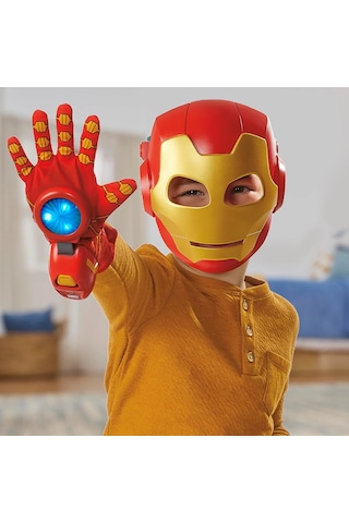 Marvel Iron Man And His Awesome Friends Teknolojik Kahraman Rol Yapma Seti, Iron Man Maskesi Ve Elek