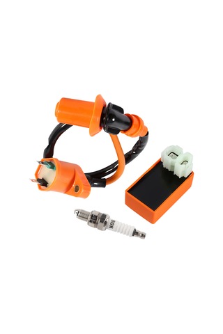 Konesam Gy6 50/125/150cc Motorlar İçin Turuncu Performanslı Cdı + Ateşleme Bobini - Yanma Verimliliğini Artırır, Devir Sınırını Kaldırır Atv, Skuter, Moped