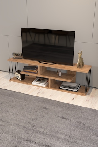 Gzd Tv Ünitesi Ceviz 140 Cm Sarı
