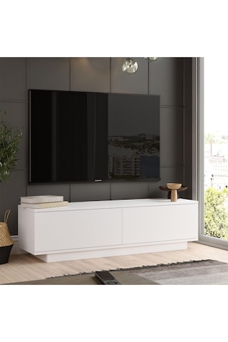 Vilinda Tv Ünitesi Tv Sehpası 140cm Vıl1-w Beyaz Beyaz