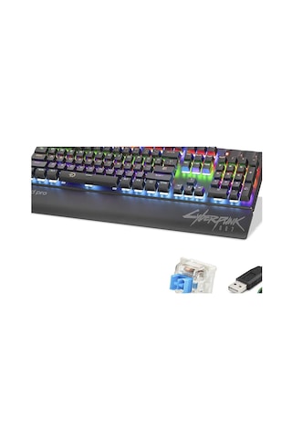Mekanik Klavye Blue Switch Bilek Destekli Rgb - Siyah G525xb Evimdeyokyok
