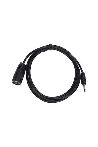 Fosenze 1.5m Uzunlukta Saf Bakır Çekirdekli Din 5 Pin Dişi'den 3.5mm Erkek'e Ses Aktarıcı Adaptör Kablosu - Pvc Malzeme, Çift Koruma, Net Sinyal