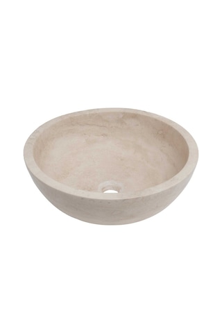 Tezgah Üstü Mermer Lavabo Çap35CM