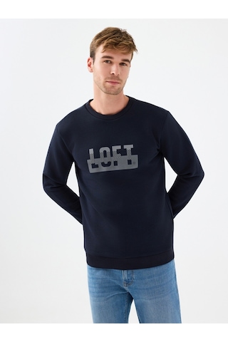 LOFT Regular Fit Erkek Sweatshirt Lf2041178 Q1.v1 Koyu Lacivert