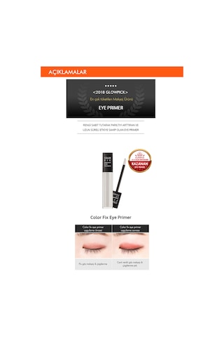 Missha Color Fix Eye Primer Göz Makyajının Kalıcılığını Arttıran Makyaj Bazı