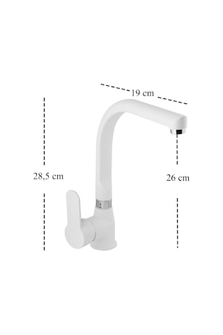 Venita Beyaz Aura Mutfak Eviye Batarya