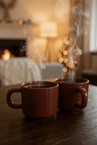 2 Adet El Yapımı 260 Ml Bordo Parlak Seramik Mug Çay Kahve Kupası Mıt1304 Siyah