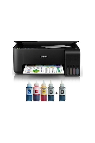 Epson Ecotank L3550 Yazıcı+tarayıcı+fotokopi+wifi + Photoink Mürekkepli
