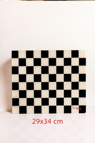 Snippy Dama - Cam Kesme Tahtası Cam Kesim Panosu Dekoratf Cam Kesim Tablası 29 X 34 Cm Çok Renkli