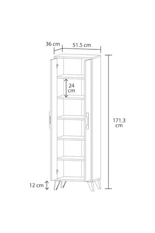 Osaka Çok Amaçlı İki Kapaklı Dolap