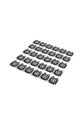 Moveevo Zama 2500/3800/4500/5200/5800 Orman Kesici Karbüratör Membran Yama Seti 30 Adet Kauçuk+demir Dayanıklı Tamir Parçası