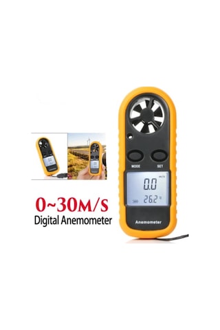 Rüzgar Hızı Ve Sıcaklık Ölçer Anemometre
