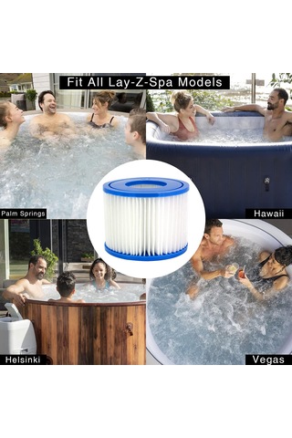 Bestway İçin Filtre Vı, Jakuzi Filtresi, Paris İçin Havuz Filtresi, 2 Filtre