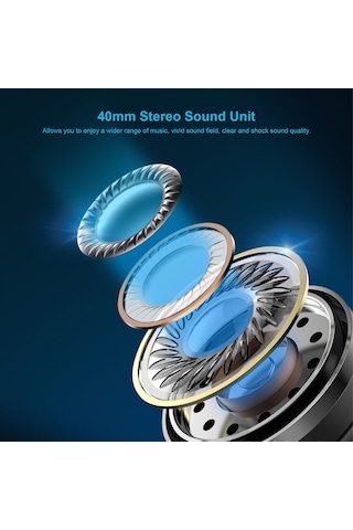 Monyee Oyuncu Kulaklığı: Mikrofonlu Kablolu Kulaklık, Pc Ve Telefon İçin Esnek Ses Deneyimi, Siyah