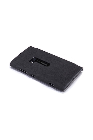 Nillkin Lumia 920 İle Uyumlu Ağaç Desenli Deri Kılıf Siyah Renk