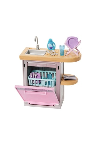 Barbie'nin Ev Dekorasyonu Mutfak HJV32 HJV34