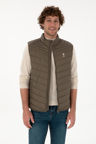 U.s. Polo Assn. Erkek Vizon Yelek Dokuma 50312012-vr052 Vizon