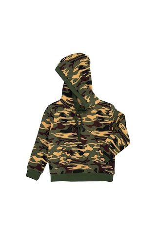 Erkek Çocuk Kamuflaj Desenli Eşofman Takımı Çok Renkli