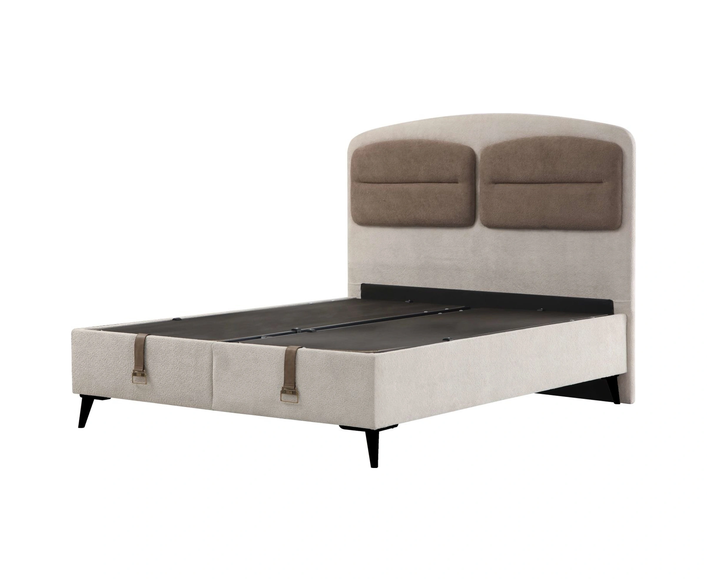 Retro Baza Başlık - Siyah Ayak-coco03 -yastık Coco11 160x200 160 x 200 CM