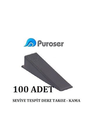 Seramik Fayans Tutucu Seviye Tespit Derz Takozu Kaması 100 Adet