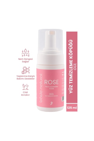 Bade Natural Gül Suyu Yüz Temizleme Köpüğü 125 ML