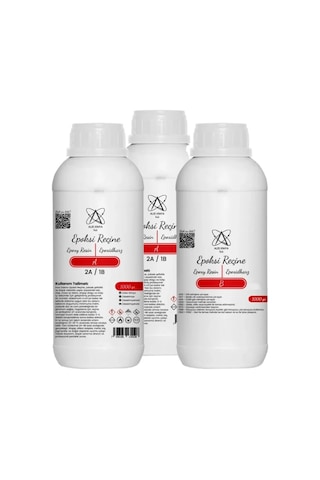 Epoksi Reçine Hobi, Takı Ve Dekoratif Şeffaf Döküm Uygulamaları İçin 3 Kg