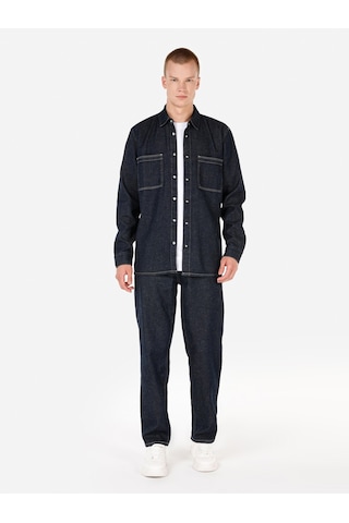 Colin's Colins 099 Rory Regular Chino Orta Bel Düz Paça Mavi Erkek Pantolon Cl1070606 Denim Mavi