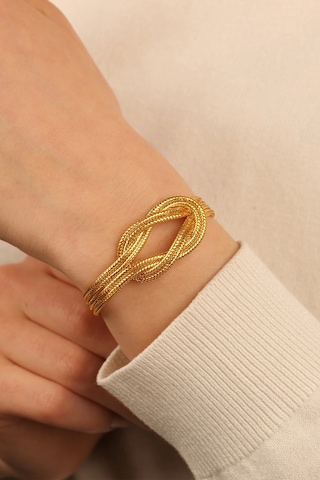 Çgkmücevherat Kalze Dorikalı Altın Bileklik Klzblk001 Gold Sarı Altın