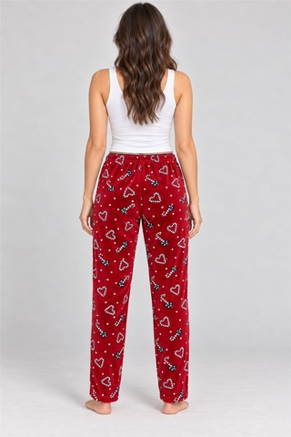 Mavera Mv08 Kadın Bordo Uzun Pijama Altı Bordo - 938659920 Bordo - 938659920 Bordo