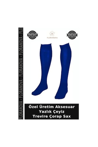 Floranova Özel Üretim Aksesuar Yazlık Çeyiz Trevire Çorap Sax Çok Renkli