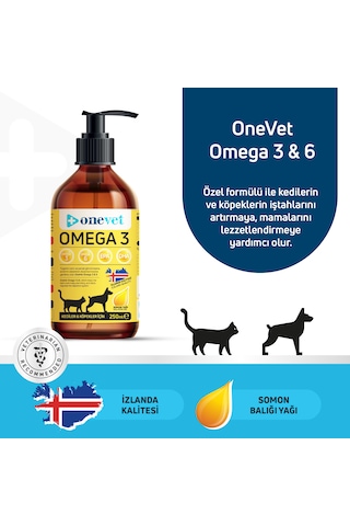 Onevet Omega 3 Kedi Ve Köpekler Için Balık Yağı