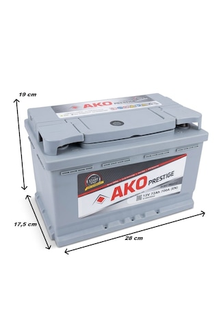 Ako Prestige 12 V 72 Ah 700 A En Efb Start-stop Akü