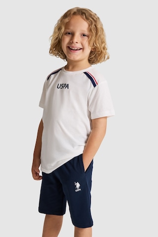 U.S. Polo Assn. Erkek Çocuk Beyaz Pijama Takım 50326662-vr013