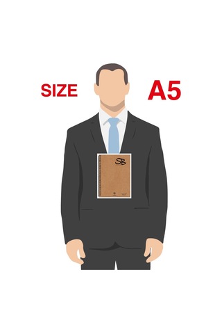 Etika Sb A5 140 Sayfa Defter Kraft Kapak Spiralli Hafif Kağıt Çiz