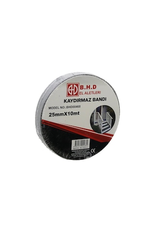25mm X 10mt Kaydırmaz Siyah Bant 5523