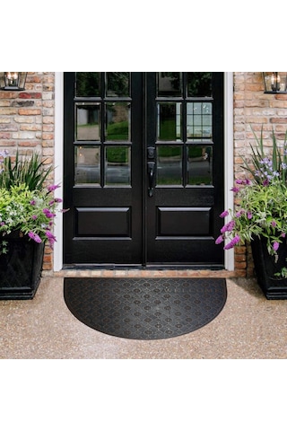 Kırmızı Welcome Yazılı Toz Ve Çamur Sıyırıcı Kauçuk Kapı Önü Pasp