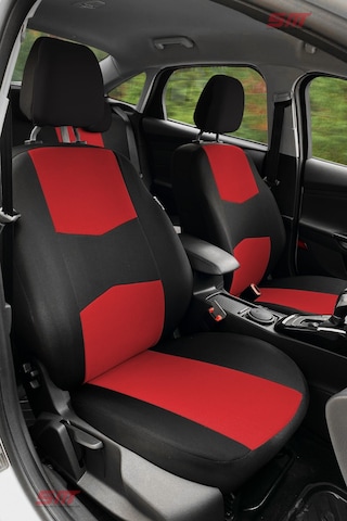 Ecoline Serisi Universal Oto Koltuk Kılıfı Kırmızı