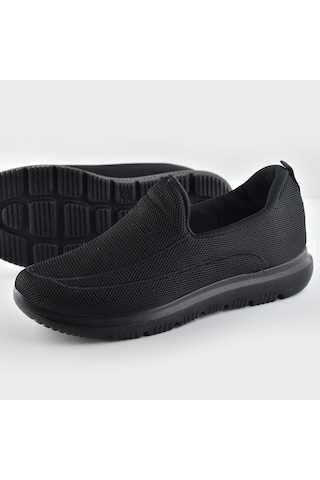 9090 Tam Ortopedik Hafif Taban Erkek Spor Ayakkabı Yazlık Hafif Taban Eva Siyah