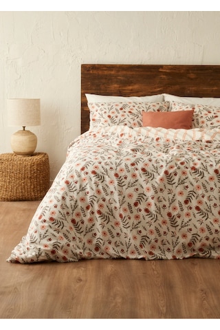 Bella Maison Florian Pamuklu Çift Kişilik Nevresim Seti Kiremit 200x220 Cm Kiremit