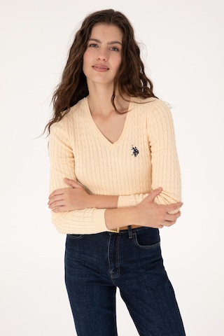 U.s. Polo Assn. Kadın Yavruağzı Kazak /triko 50313625-vr053 Yavruagzı