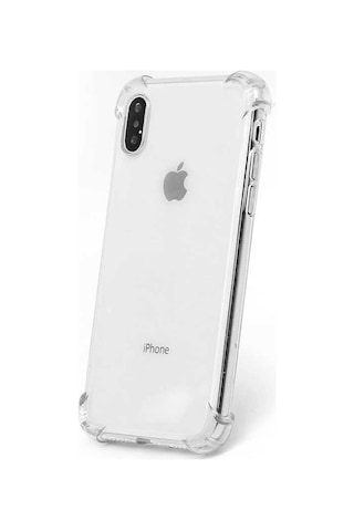 Apple Uyumlu iPhone X Kılıf Zore Nitro Anti Shock Silikon Renksiz