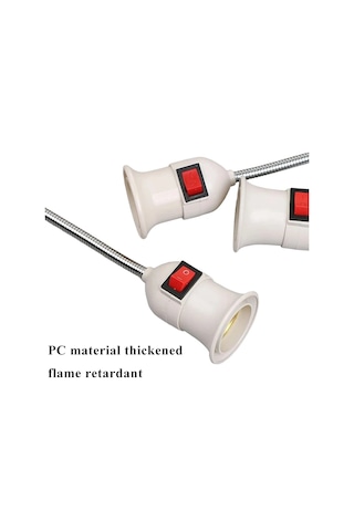 Lamba Tabanı Esnek Viraj Mobil Test Işık Soketi Lamba Adaptörü